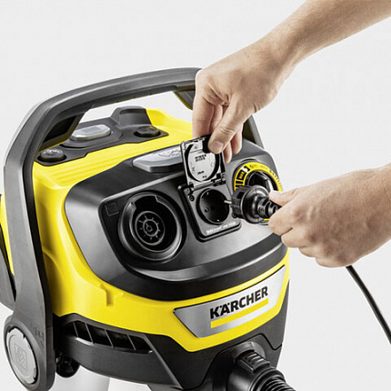 Пылесос хозяйственный KARCHER WD 6 PS, мусоросборник 30л, мощность 1300Вт, желтый, 1., 1.628-360.0