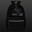 Рюкзак BRAUBERG FASHION CITY универсальный, 2 отделения, "Virtual sneaker", черный, 46х31х15 см, 271671