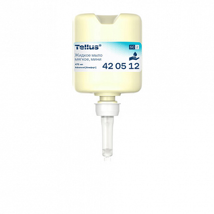 Картридж с жидким мылом одноразовый Tellus/TORK (Система S2) Advanced, 0,475 л, мягкое, 420512