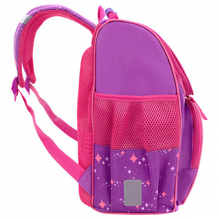 Ранец ПИФАГОР BASIC, 1 отделение, 3 кармана, эргономичная спинка, "Shining jewel", 35х28х18 см, 274421