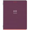 Тетрадь А5, 48 л., BRAUBERG, скоба, клетка, SoftTouch, "NoteBookMono", (микс в спайке), 405325