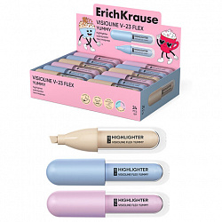 Текстовыделитель ERICH KRAUSE Visioline V-23 Flex Yummy, с гибким наконечником, цвет, 63554