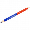 Карандаш двухцветный КРАСНО-СИНИЙ, KOH-I-NOOR, УТОЛЩЕННЫЙ, 1 шт., шестигранный, грифель 3,8 мм, натуральное дерево, 3423, 34230EG006KS