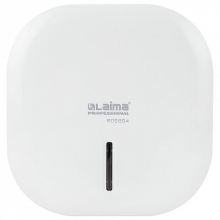 Диспенсер для туалетной бумаги LAIMA PROFESSIONAL SUPER (Система T2), малый, белый, ABS-пластик, 609504