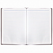 Книга учета 96 л., линия, твердая, бумвинил, блок офсет, А4 200х290 мм, ОФИСМАГ, 130178