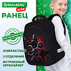 Ранец BRAUBERG KIDS STANDARD, 2 отделения, "Мощные бойцы", 36х28х14 см, 273146