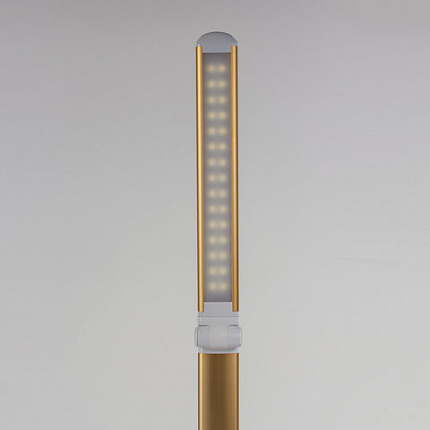 Настольная лампа / светильник SONNEN PH-3607, на подставке, LED, 9 Вт, металлический корпус, золотистый, 236685