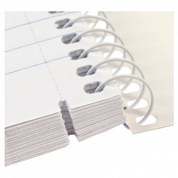 Тетрадь А4 96 л., HATBER, спираль, линия, матовая ламинация, тиснение, "Студенту_Синяя", 082670, 96Т4лтВ2сп29868