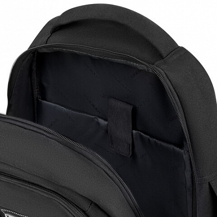 Рюкзак HEIKKI DESERTED (ХЕЙКИ) универсальный, отделение для ноутбука, EVA-спинка, черный, 48х34х18 см, 273876