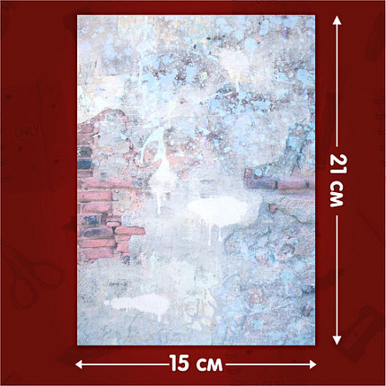 Бумага для скрапбукинга 15х21 см "Текстуры", двусторонняя,12 листов, 240 г/м2, ОСТРОВ СОКРОВИЩ, 665443