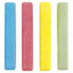 Мел цветной квадратный 4 штуки, ПИФАГОР, картонная упаковка, европодвес, 221977
