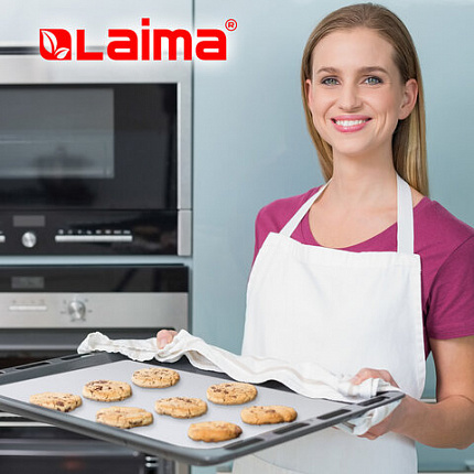 Бумага для выпечки силиконизированная, пергамент 38 см х 100 м, цвет белый, LAIMA, CH, 609588