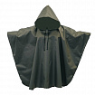 Дождевик-пончо хаки на кнопках многоразовый с ПВХ покрытием и мешком для хранения ГРАНДМАСТЕР, 610882