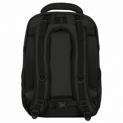 Рюкзак HEIKKI DESERTED (ХЕЙКИ) универсальный, 3 отделения, эргономичный, багажная лента, черный, 47х33х17 см, 273878