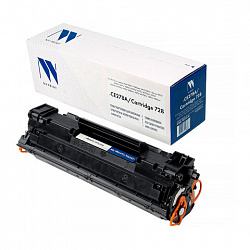Картридж лазерный NV PRINT (NV-CE278A/728) для HP/CANON LJ P1566/P1606/ MF4410/4430, ресурс 2100 стр., NV-CE278A/Canon