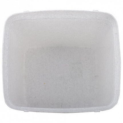 Ведро мусорное с КРЫШКОЙ (качающейся) 15 литров, "СВИНГ", 47х27х23 см, серое, IDEA, М 2462