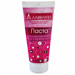 Паста очищающая для кожи 200 мл, АЛИРАНТА, с натуральным абразивом, флип-топ, 20003