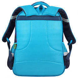 Рюкзак BRAUBERG KIDS FLOSSY, 2 отделения, 3 кармана, "Девочка в облаках", объемный дизайн, 40х28х18 см, 273179