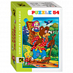 Пазл картонный 54 элемента, "Любимые герои", АССОРТИ, поле 18х13 см, STEP PUZZLE