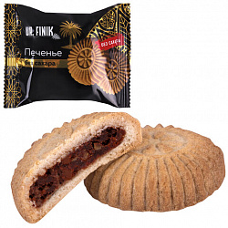 Печенье песочное DR.FINIK "Солнышко" с начинкой из финика и апельсина, БЕЗ САХАРА, 700 г