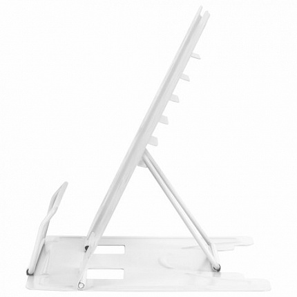 Подставка для книг и учебников BRAUBERG, White, регулируемый угол наклона, металл, 238056