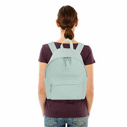 Рюкзак BRAUBERG CELEBRITY универсальный, экокожа, бирюзовый, 41х32х14 см, 227101