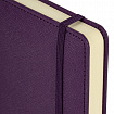 Ежедневник недатированный А5 138х213 мм, BRAUBERG "Base", под кожу, 160 л., фиолетовый, 116256