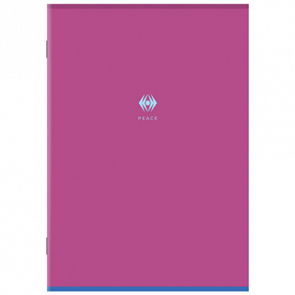 Тетрадь А4 96 л. STAFF College скоба, клетка, офсет №2 ЭКОНОМ, обложка картон, ОДНОТОННАЯ, 405620