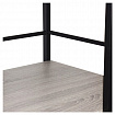 Стол на металлокаркасе BRABIX "LOFT CD-005", 1200х520х1200 мм, 3 полки, цвет дуб антик, 641222