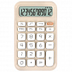 Калькулятор настольный BRAUBERG KW-500-BG (93x148 мм), 3D-кнопки, 12 разрядов, бежевый, 272955