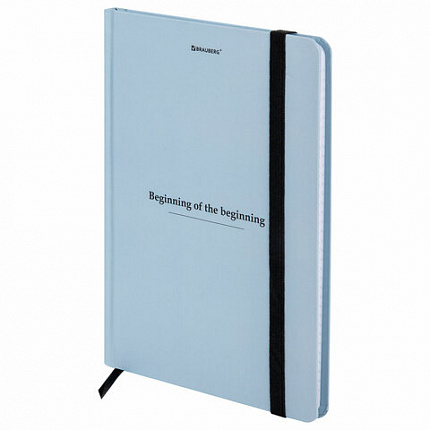 Блокнот с резинкой в клетку 96 л., А5 145х203 мм, твердая обложка, BRAUBERG, "Vintage", 116321