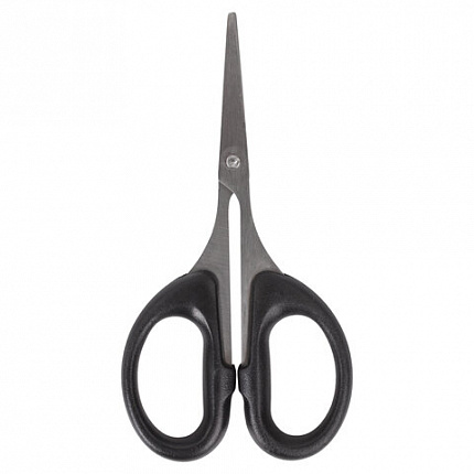 Ножницы для хобби и рукоделия ОСТРОВ СОКРОВИЩ 105 мм, классической формы, черные, 237103