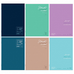 Тетрадь А4 80 л. STAFF College скоба, клетка, офсет №2 ЭКОНОМ, обложка картон, ОДНОТОННАЯ, 405616