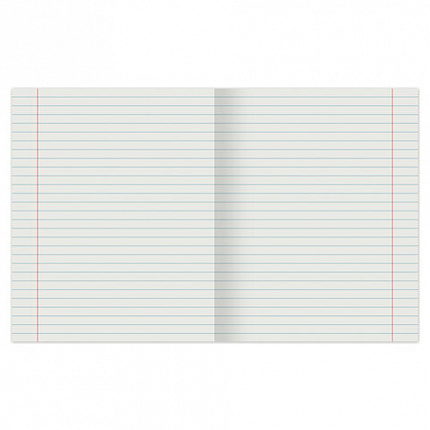 Тетрадь А5, 48 л., STAFF, скоба, линия, офсет №2 ЭКОНОМ, обложка картон, "КОНСТРУКТИВ", 402786