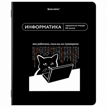 Тетради предметные, КОМПЛЕКТ 12 ПРЕДМЕТОВ, 48 л., TWIN лак, BRAUBERG "МЕМЫ", 405172