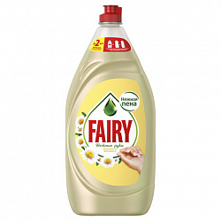 Средство для мытья посуды 1,35 л, FAIRY (Фейри) Нежные руки, "Ромашка и витамин Е", 740297