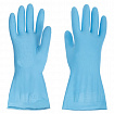 Перчатки МНОГОРАЗОВЫЕ нитриловые LAIMA ГИПОАЛЛЕРГЕННЫЕ, х/б напыление, ПРОЧНЫЕ, размер 9-10, XL (очень большой), синие, вес 40 г, 605000