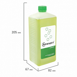 Средство дезинфицирующее 1 л, АЛМАДЕЗ, с моющим эффектом, концентрат, крышка, АЛ-402