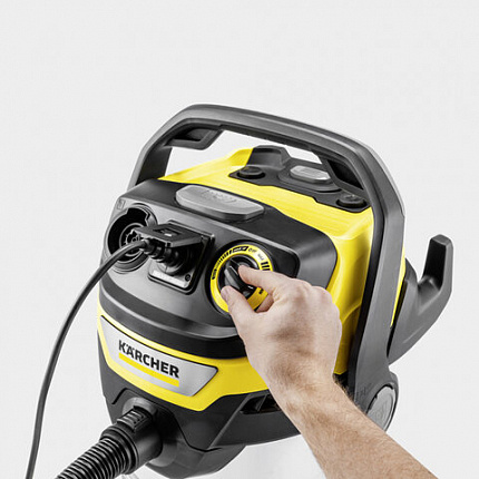 Пылесос хозяйственный KARCHER WD 6 PS, мусоросборник 30л, мощность 1300Вт, желтый, 1., 1.628-360.0