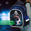 Рюкзак BRAUBERG KIDS FLOSSY, 2 отделения, 3 кармана, "Футбольный клуб", объемный дизайн, 40х28х18 см, 273181
