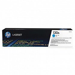 Картридж лазерный HP (CF351A) ColorLaserJet M176n/M177fw, №130A, голубой, оригинальный, ресурс 1000 страниц