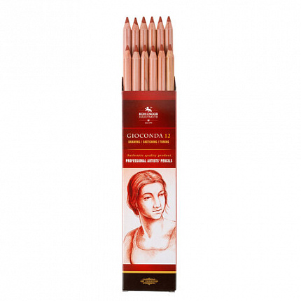 Сангина KOH-I-NOOR "Gioconda", 1шт., 8802, в карандаше, 8802002001KS