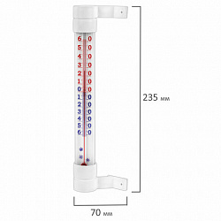 Термометр оконный, "ПРЕСТИЖ", диапазон измерения: от -60 до +60 °C, ПТЗ, ТБ-216