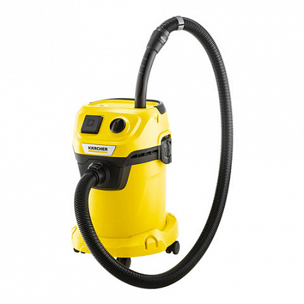 Пылесос хозяйственный KARCHER WD 3 P, мусоросборник 17л, мощность 1000Вт, желтый, 1.6, 1.628-170.0