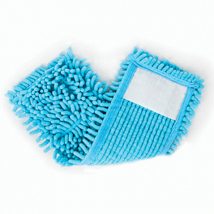 Насадка МОП плоская для швабры/держателя 40 см, карманы (ТИП К), микрофибра букли/синель, ворс 2 см, LAIMA, 603119