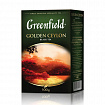 Чай листовой GREENFIELD "Golden Ceylon ОРА" черный цейлонский крупнолистовой 100 г, 0351