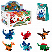 Конструктор пластиковый Blockformers "ДИНОЗАВРИКИ", АССОРТИ, 6 видов, дисплей, 1TOY, Т23985