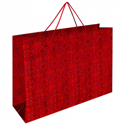 Пакет подарочный (1 шт.) 62x17x42 см, "BIG SIZE", голография, ассорти 3 цвета, ЗОЛОТАЯ СКАЗКА, 609731