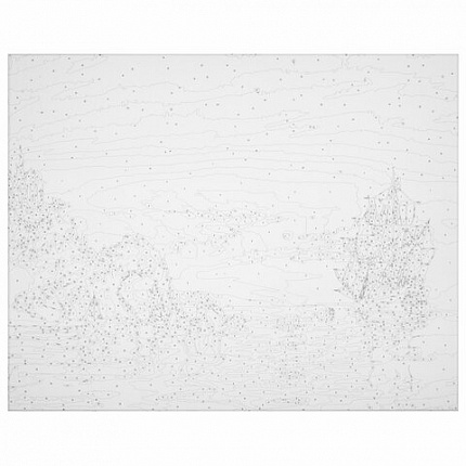 Картина по номерам 40х50 см, ОСТРОВ СОКРОВИЩ "Лунная ночь", на подрамнике, акрил, кисти, 663282