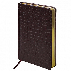 Ручка шариковая PARKER "Jotter Core Stainless Steel GT", ежедневник А5 коричневый, пакет, 880890